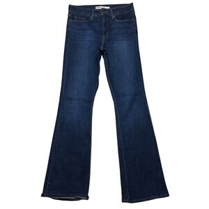 Levi Strauss Signature Jeans Womens 6 Blue Mid Rise Bootcut Dark Wash Stretch